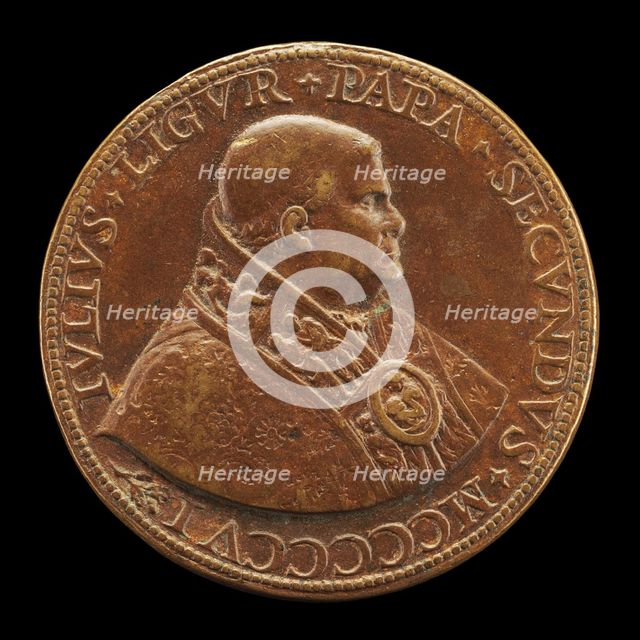 Julius II (Giuliano della Rovere, 1443-1513), Pope 1503 [obverse], 1506. Creator: Cristoforo Foppa.