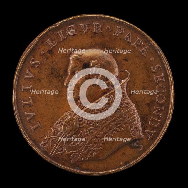 Julius II (Giuliano della Rovere, 1443-1513), Pope 1503 [obverse], 1667/1682. Creator: Girolamo Paladino.