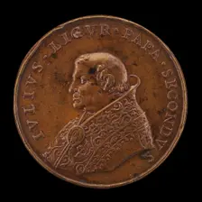 Julius II (Giuliano della Rovere, 1443-1513), Pope 1503 [obverse], 1667/1682. Creator: Girolamo Paladino