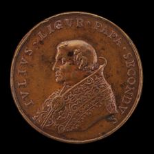Julius II (Giuliano della Rovere, 1443-1513), Pope 1503 [obverse], 1667/1682. Creator: Girolamo Paladino