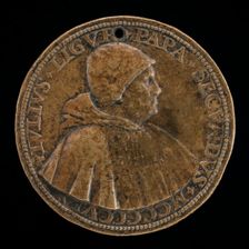 Julius II (Giuliano della Rovere, 1443-1513), Pope 1503 [obverse], c. 1506. Creator: Cristoforo Foppa