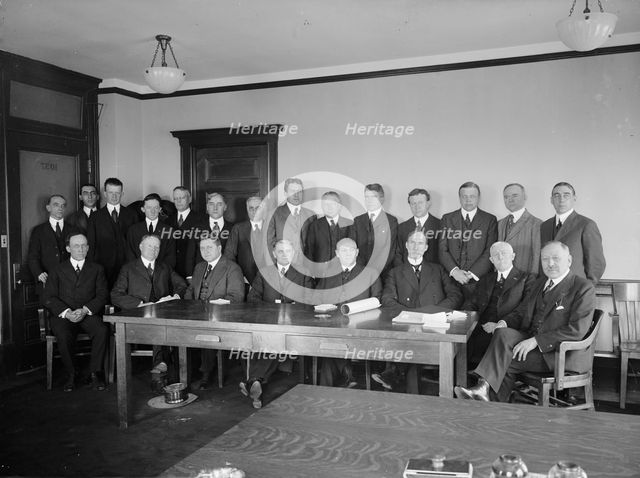 Julius Rosenwald of Sears-Roebuck Co., Supplies Com., Adv. C.N.D., Chairman, 1917. Creator: Harris & Ewing.