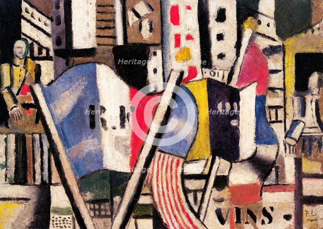 July 14, 1918 in Vernon Creator: Fernand Leger.