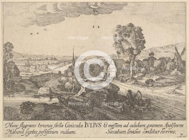 July, 1628-29. Creator: Wenceslaus Hollar.