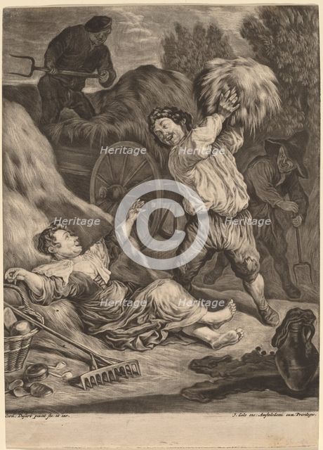 July, 1685/1695. Creator: Cornelis Dusart.