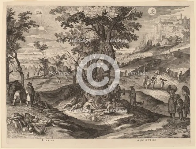 July and August, 1615. Creator: Aegidius Sadeler II.