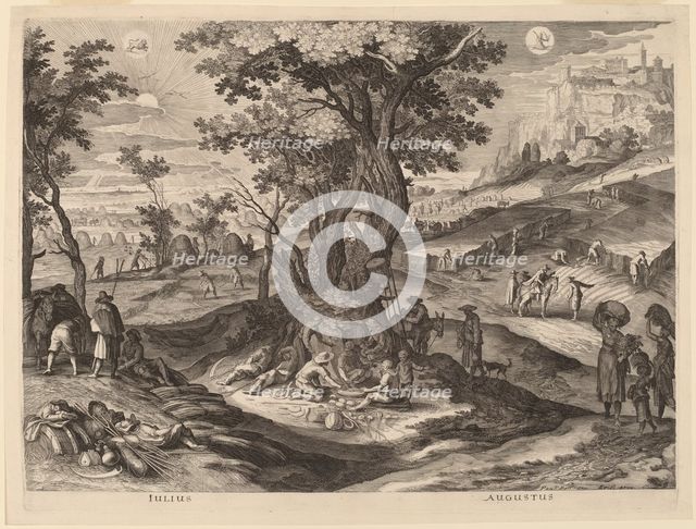 July and August, 1615. Creator: Aegidius Sadeler II.