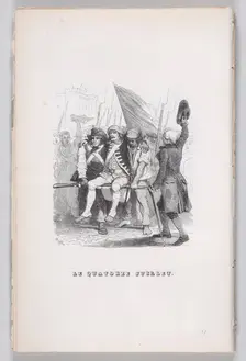 July Fourteenth, from The Complete Works of Béranger, 1836. Creators: Auguste Raffet, Lacoste, Eugène Guillaumot