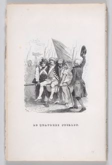 July Fourteenth, from The Complete Works of Béranger, 1836. Creators: Auguste Raffet, Lacoste, Eugène Guillaumot