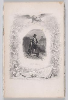 July Fourteenth from The Songs of Béranger, 1829. Creator: Melchior Péronard