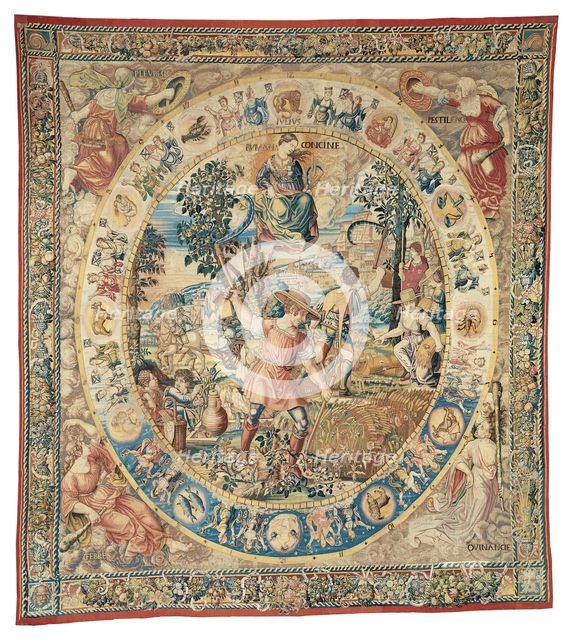 July, from The Medallion Months, Brussels, before 1528. Creator: Unknown.