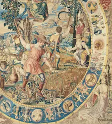 July, from The Medallion Months, Brussels, before 1528. Creator: Unknown