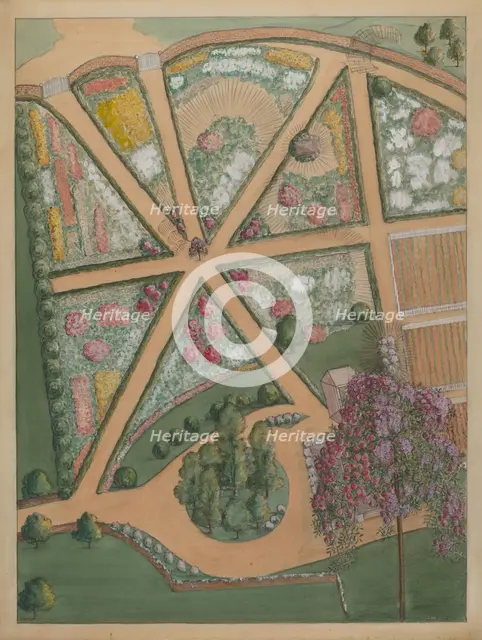 Jumel Estate #5, c. 1936. Creator: Virginia Richards.