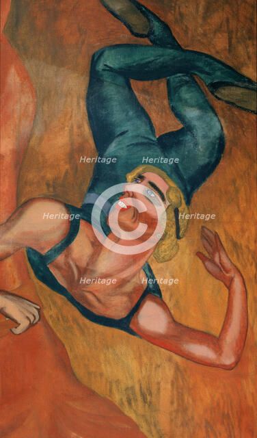 Jump, 1910s. Artist: Lermontova, Nadezhda Vladimirovna (1885-1921)