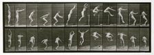Jumping, 1872-1885. Creator: Eadweard J Muybridge