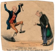 Jumping for Joy - happy to inform you Sir we have gained the cause!
