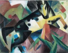 Jumping Horse, 1912. Creator: Marc, Franz (1880-1916)