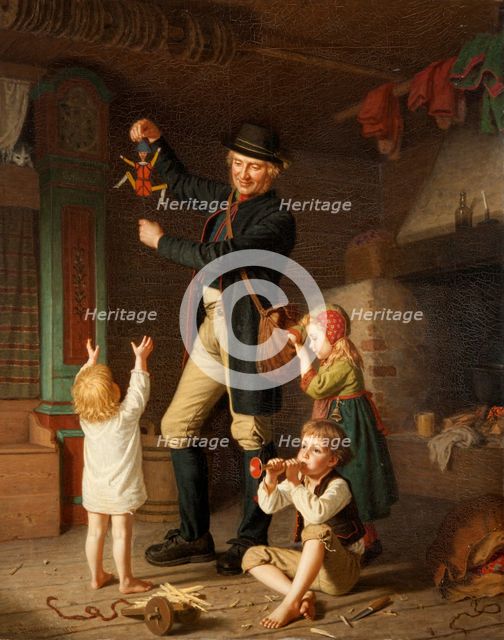 Jumping jack, 1879. Creator: Lindegren, Amalia (1814-1891).