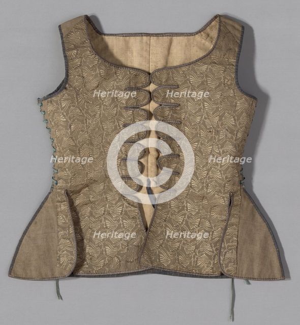 Jumps (Woman's Waistcoat), France, Mid-18th century. Creator: Unknown.