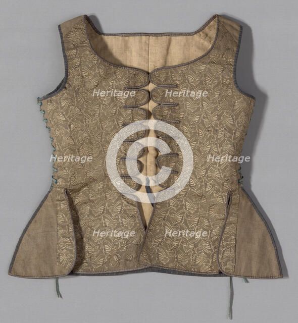 Jumps (Woman's Waistcoat), France, Mid-18th century. Creator: Unknown.
