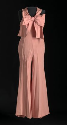 Jumpsuit worn by Diahann Carroll on the television show Julia, 1968-1971. Creator: William Travilla