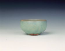 Jun bowl with sky-blue glaze, Southern Song dynasty, China, 1127-1279. Creator: Unknown