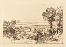 Junction of Severn and Wye, published 1811. Creator: JMW Turner