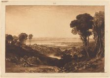 Junction of Severn and Wye, published 1811. Creator: JMW Turner