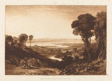 Junction of Severn and Wye, published 1811. Creator: JMW Turner