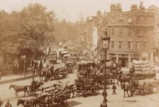 Junction of Tower Hill, Mansell Street and Tower Bridge, London, 11 June 1914