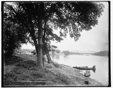 Junction of the Chenango and Susquehanna, Binghamton, N.Y., between 1890 and 1901. Creator: Unknown