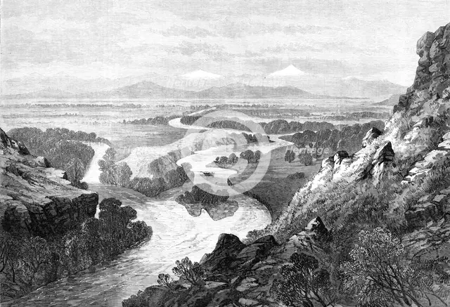 Junction of the three tributaries of the Missouri, 1870. Creator: Unknown.