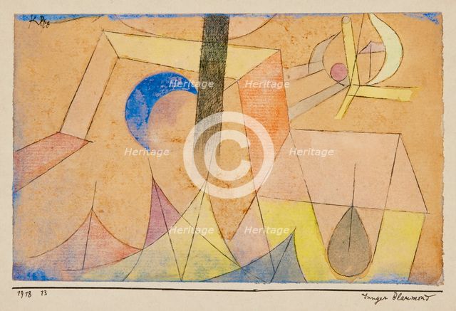 Junger Blaumond (Young Blue-Moon), 1918. Creator: Klee, Paul (1879-1940).