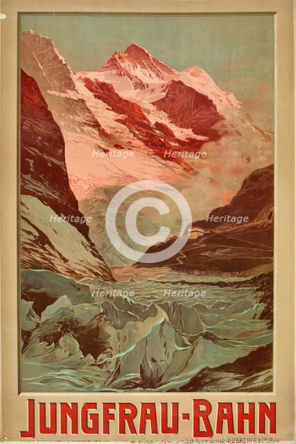 Jungfrau Railway, 1903. Creator: Reckziegel; Anton (1865-1936).