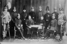 Junghanns & wife & soldier sons, 27 Aug 1914. Creator: Bain News Service