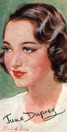 June Duprez, (1918-1984), British film actress, 20th century