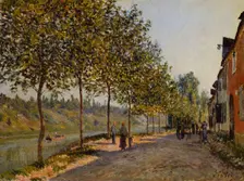 June Morning in Saint-Mammès, 1884. Artist: Sisley, Alfred (1839-1899)