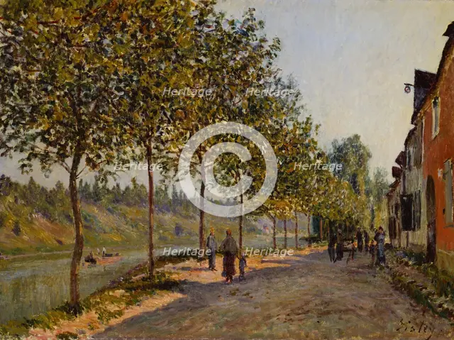June Morning in Saint-Mammès, 1884. Artist: Sisley, Alfred (1839-1899)