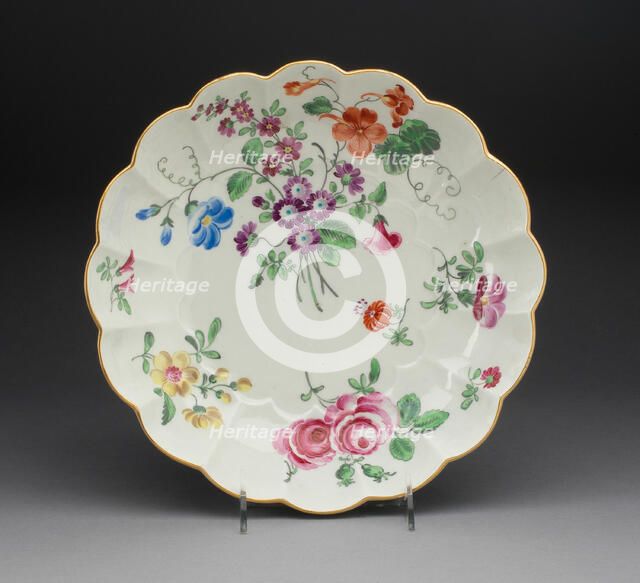 Junket Dish, Worcester, c. 1770. Creator: Royal Worcester.
