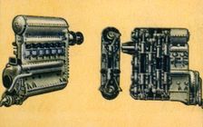 Junkers 700-800 horse power diesel aircraft engine, 1932. Creator: Unknown