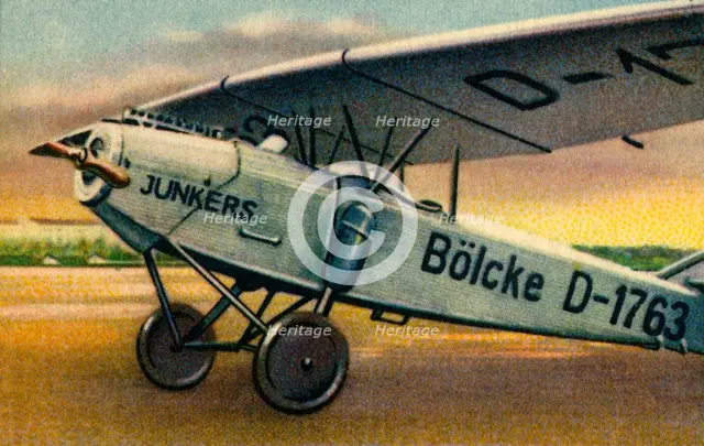 Junkers T 26E plane, 1920s, (1932).  Creator: Unknown.