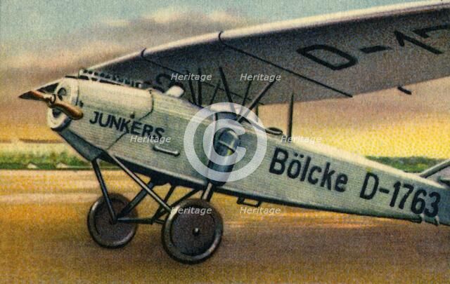 Junkers T 26E plane, 1920s, (1932).  Creator: Unknown.