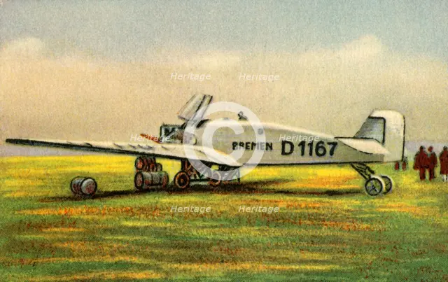 Junkers W 33 L transport plane, 1920s, (1932).  Creator: Unknown.