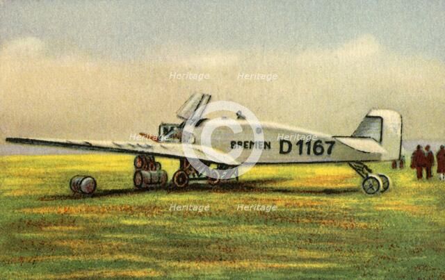 Junkers W 33 L transport plane, 1920s, (1932).  Creator: Unknown.