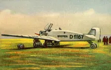 Junkers W 33 L transport plane, 1920s, (1932). Creator: Unknown
