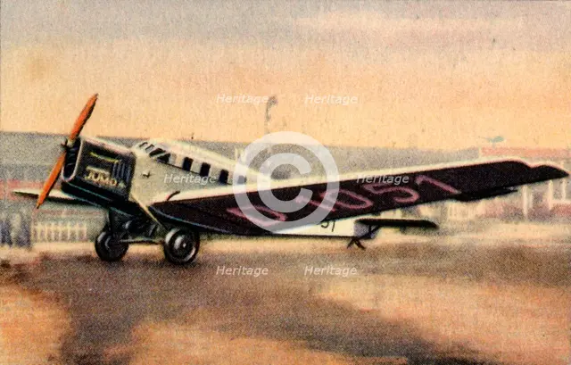 Junkers G 24 Diesel passenger plane, 1920s, (1932).  Creator: Unknown.