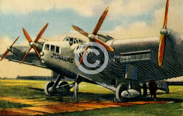 Junkers G.38 plane, 1920s, (1932). Creator: Unknown.