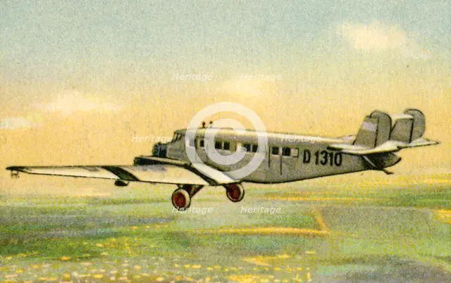 Junkers G 31b plane, 1920s, (1932). Creator: Unknown.