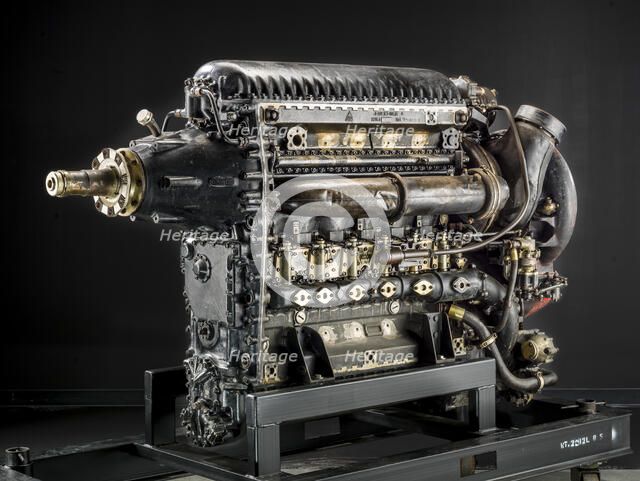 Junkers Jumo 207 D-V2 In-line 6 Diesel Engine, ca. World War II. Creator: Junkers.