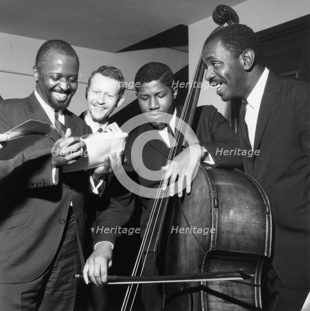 Junior Mance Trio, London, 1962. Creator: Brian Foskett.